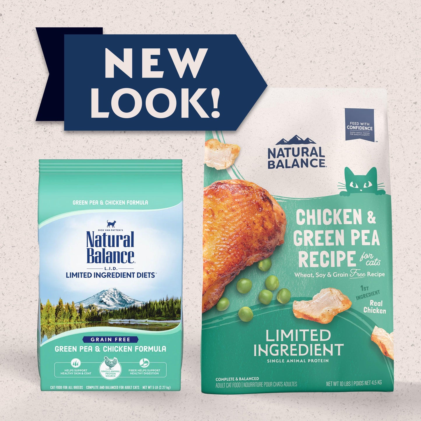 Natural Balance L.I.D. Cat Food Chicken & Green Pea Recipe - 1.8 Kg - Cat Food - Natural Balance - PetMax Canada