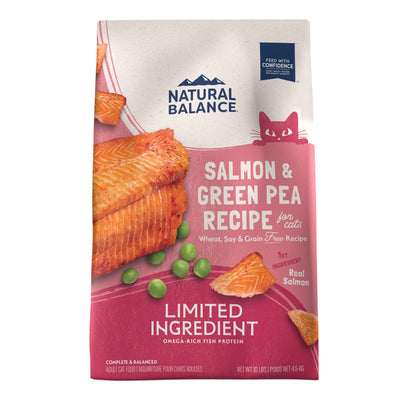 Natural Balance L.I.D. Cat Food Salmon & Green Pea Recipe - 2.2 Kg - Cat Food - Natural Balance - PetMax Canada