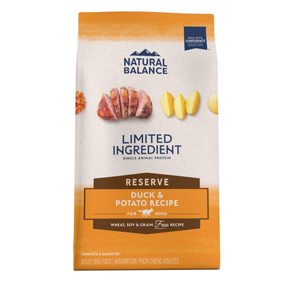 Natural Balance Limited Ingredient Diet Grain Free Duck and Potato Dog Food - 5.45 Kg - Dog Food - Natural Balance - PetMax Canada