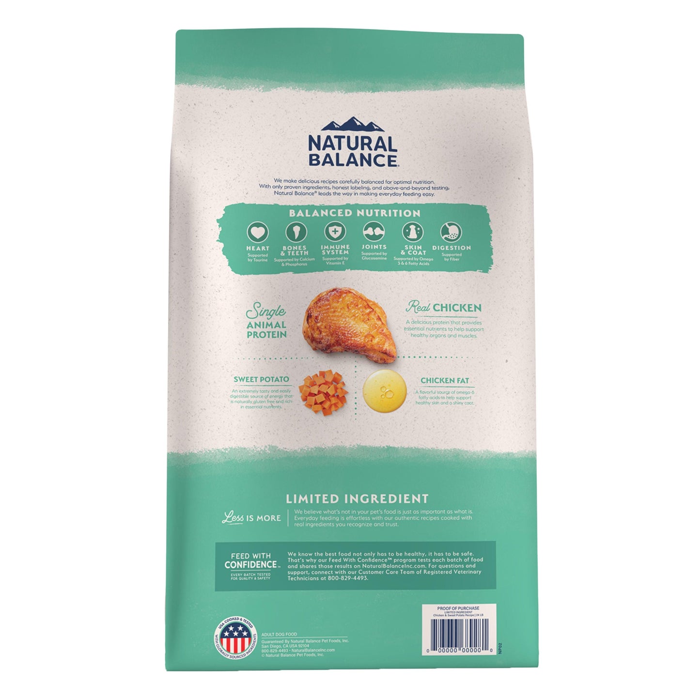 Natural Balance Limited Ingredient Diet Sweet Potato & Chicken Dog Food - 10.9 Kg - Dog Food - Natural Balance - PetMax Canada