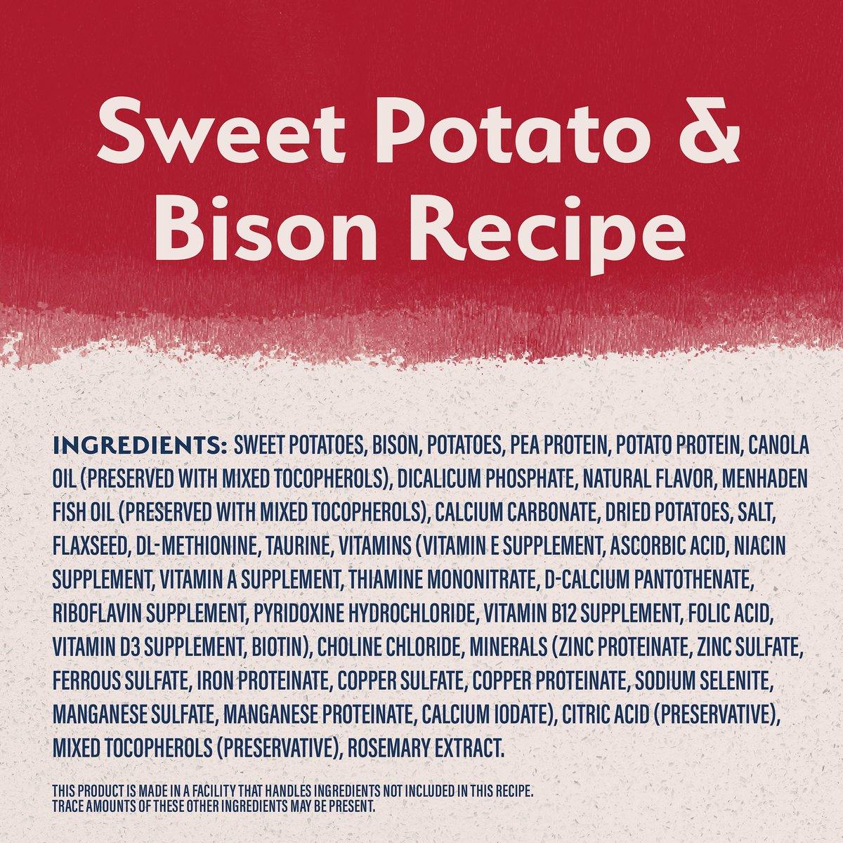 Natural Balance Reserve Grain Free Sweet Potato & Bison Recipe For Dogs - 1.81 Kg - Dog Food - Natural Balance - PetMax Canada