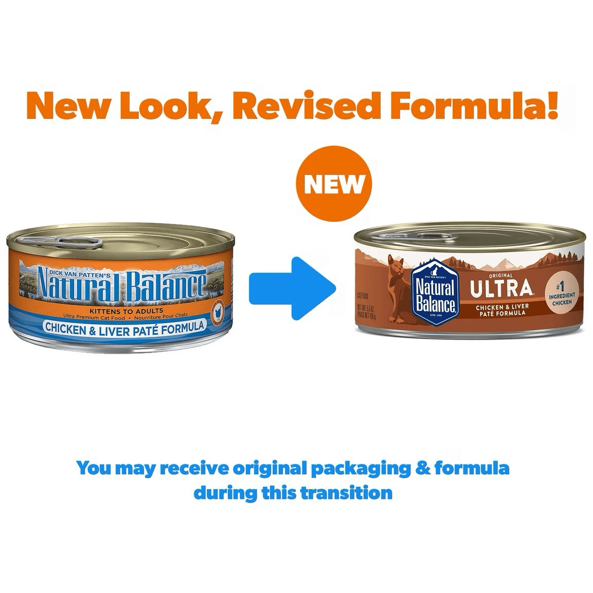 Natural Balance Ultra Premium Chicken & Liver Pate Formula Canned Cat Food - 156g - Canned Cat Food - Natural Balance - PetMax Canada