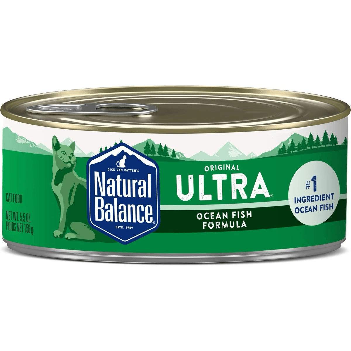 Natural Balance Ultra Premium Ocean Fish Formula Canned Cat Food - 156g - Canned Cat Food - Natural Balance - PetMax Canada