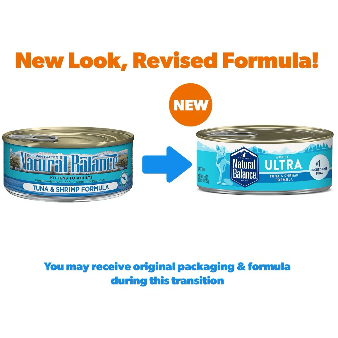 Natural Balance Ultra Premium Tuna with Shrimp Formula Canned Cat Food - 156g - Canned Cat Food - Natural Balance - PetMax Canada