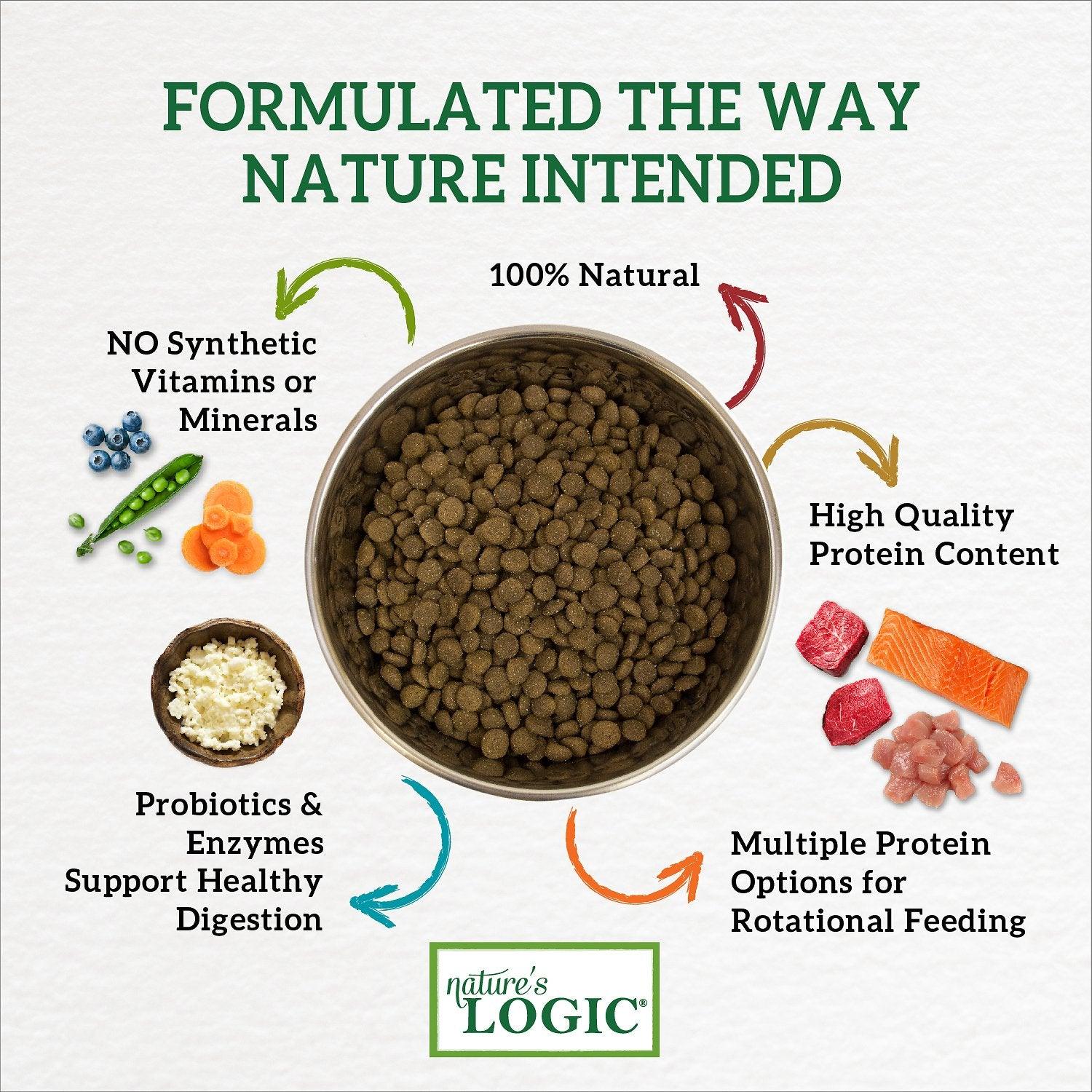 Nature's Logic Beef Feast Dry Dog Food - 12 Kg - Dog Food - Nature's Logic - PetMax Canada