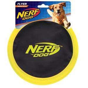 Nerf Dog Toy Nylon Zone Flyer Frisbee - 10" - Dog Toys - Nerf - PetMax Canada