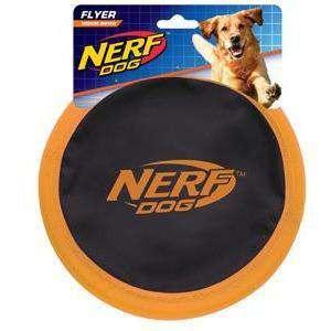 Nerf Dog Toy Nylon Zone Flyer Frisbee - 10" - Dog Toys - Nerf - PetMax Canada