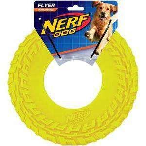 Nerf Dog Toy Tire Flyer Frisbee - Default Title - Dog Toys - Nerf - PetMax Canada