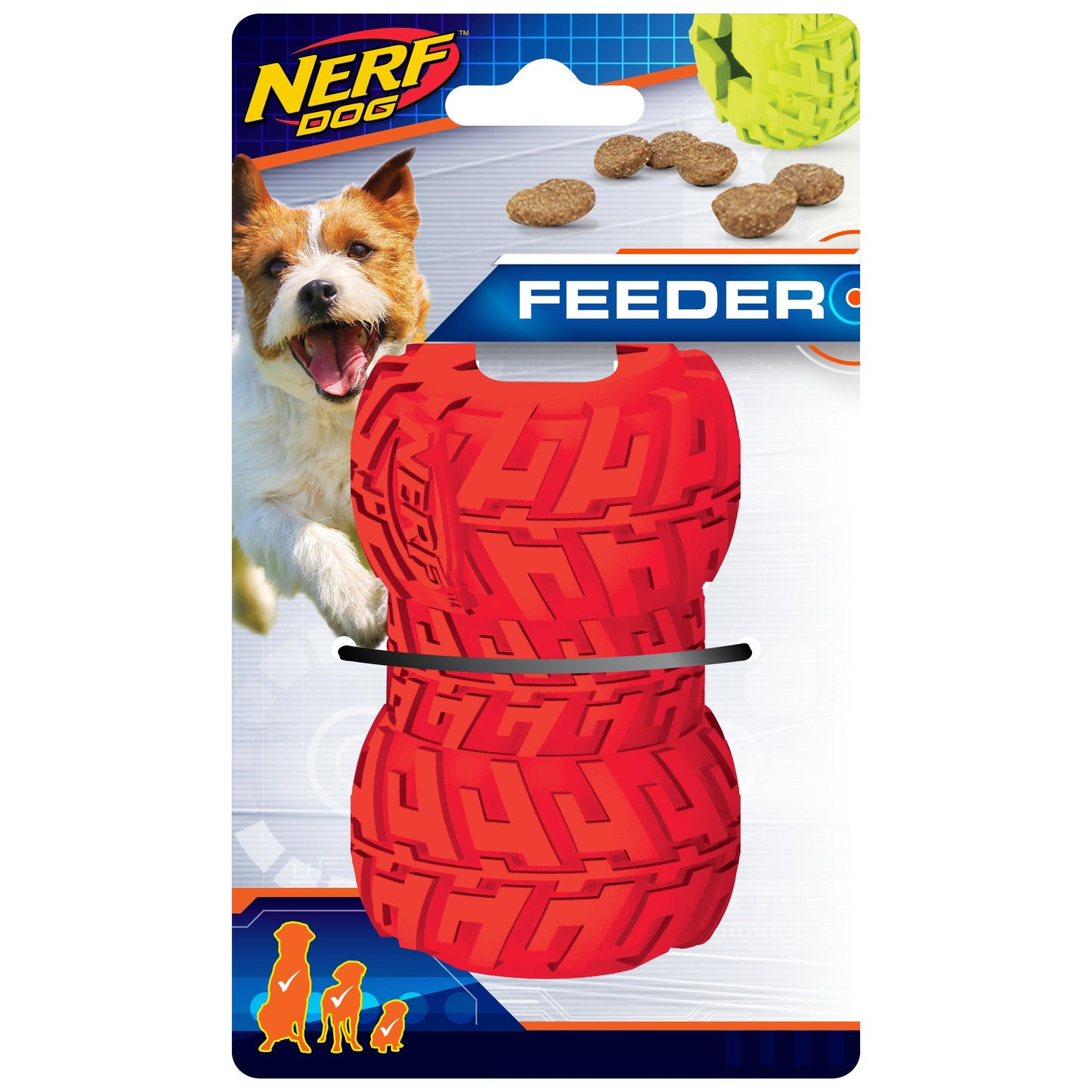 Nerf Dog Trax Squeak Feeder - Medium - Dog Toys - Nerf - PetMax Canada