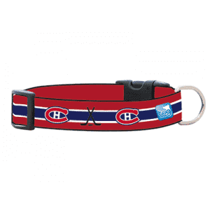 NHL Montreal Canadiens Collar - 3/4 X 8 - 10 - Dog Collars - NHL - PetMax Canada
