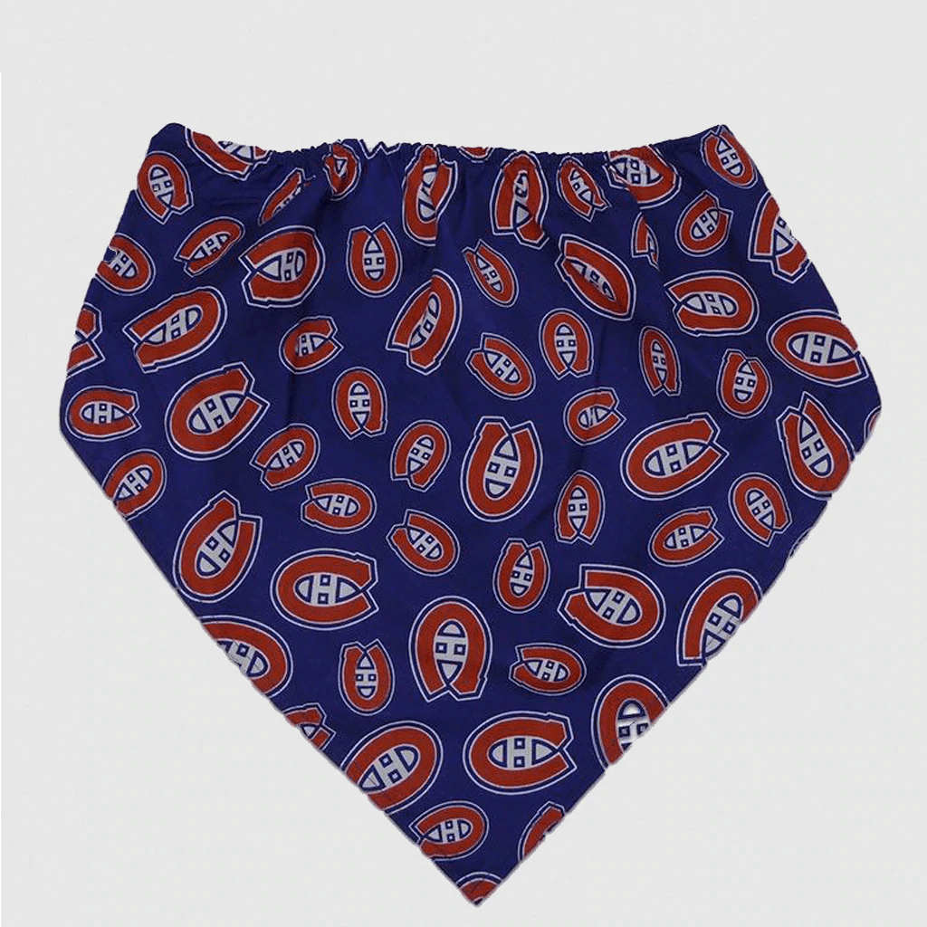 NHL Montreal Canadiens Dog Bandana - Small - Bandanas - NHL - PetMax Canada