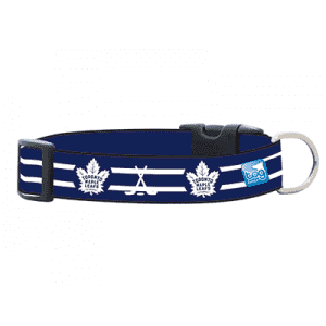 NHL Toronto Maple Leafs Collar - 3/4 X 8 - 10 - Dog Collars - NHL - PetMax Canada