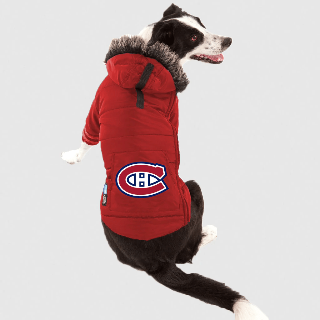 NHL Yukon Parka Montreal Canadiens - X-Small - NHL Parkas - NHL - PetMax Canada