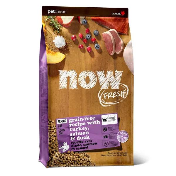 Now Fresh Grain Free Senior Weight Management Recipe For Cats - 1.36 Kg - Cat Food - Now Fresh - PetMax Canada