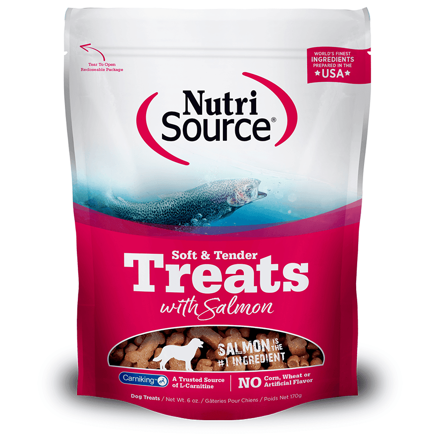 Nutri Source Tender Dog Treats Salmon - 170g - Dog Treats - Nutri Source - PetMax Canada