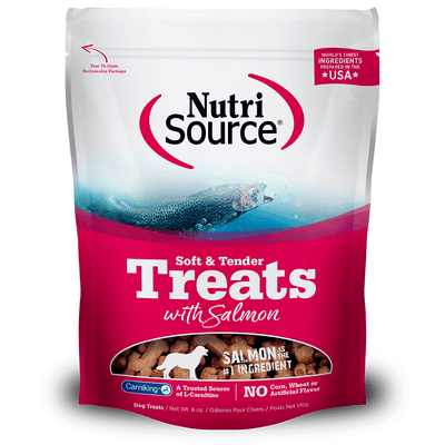 Nutri Source Tender Dog Treats Salmon - 170g - Dog Treats - Nutri Source - PetMax Canada