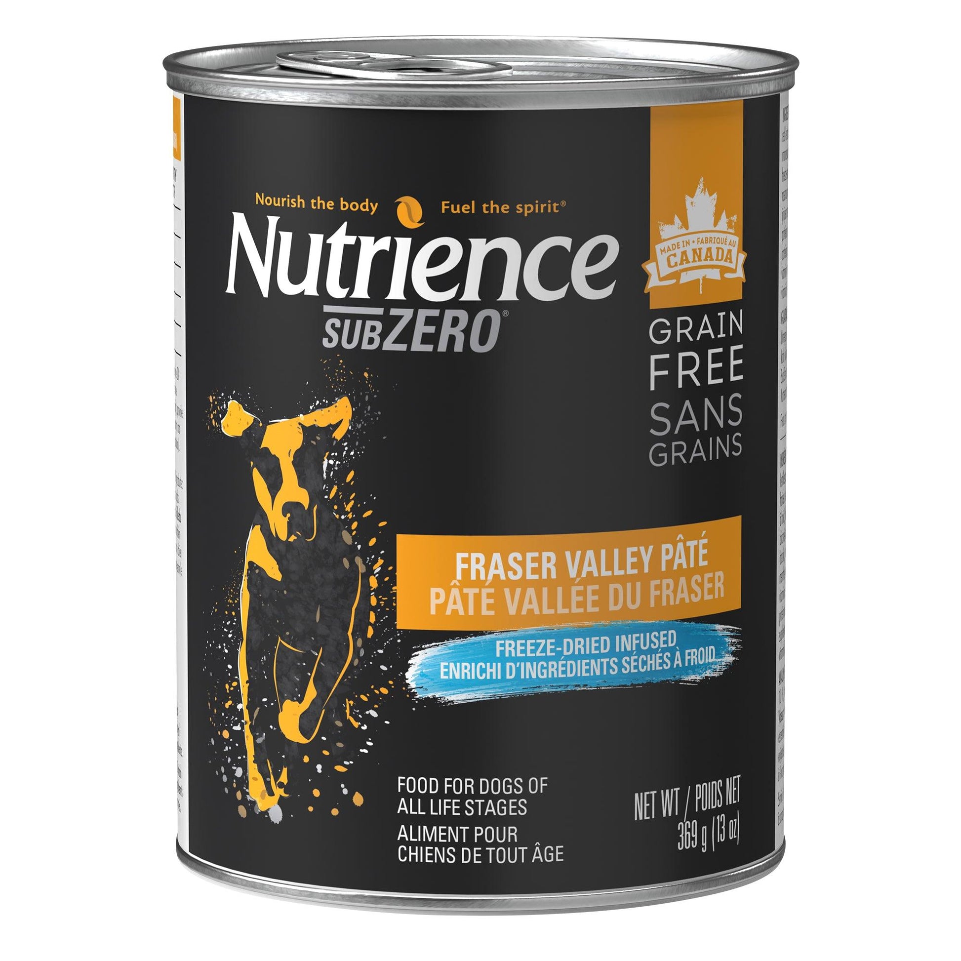 Nutrience Canned Adult Dog Food Grain Free SubZero Fraser Valley - 369g - Canned Dog Food - Nutrience Pet Food - PetMax Canada