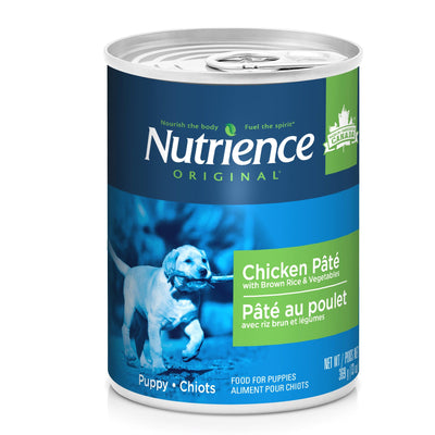 Nutrience Canned Dog Food Original Puppy Chicken & Rice - 396g - Canned Dog Food - Nutrience Pet Food - PetMax Canada