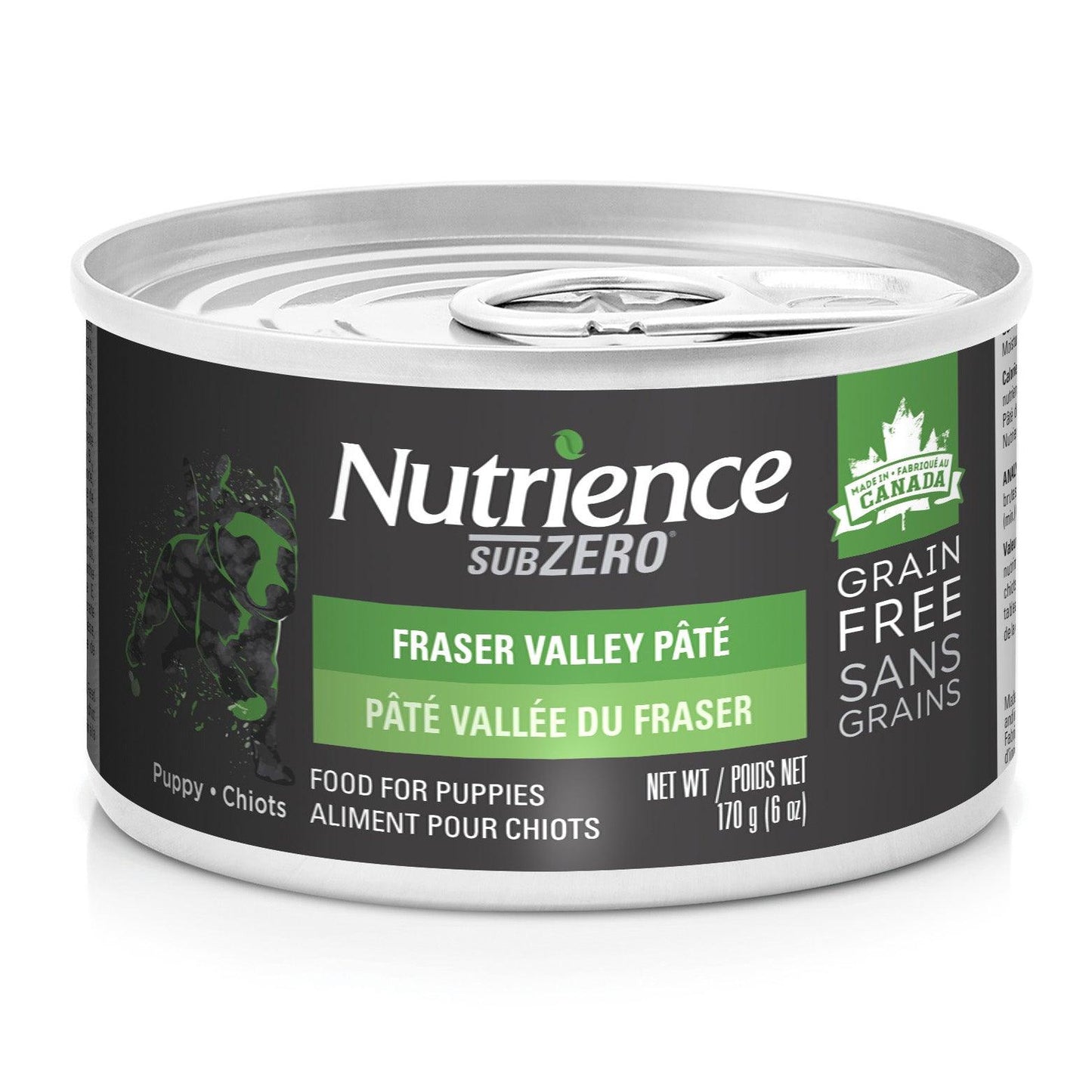 Nutrience Canned Puppy Food Grain Free SubZero Fraser Valley - 170g - Canned Dog Food - Nutrience Pet Food - PetMax Canada