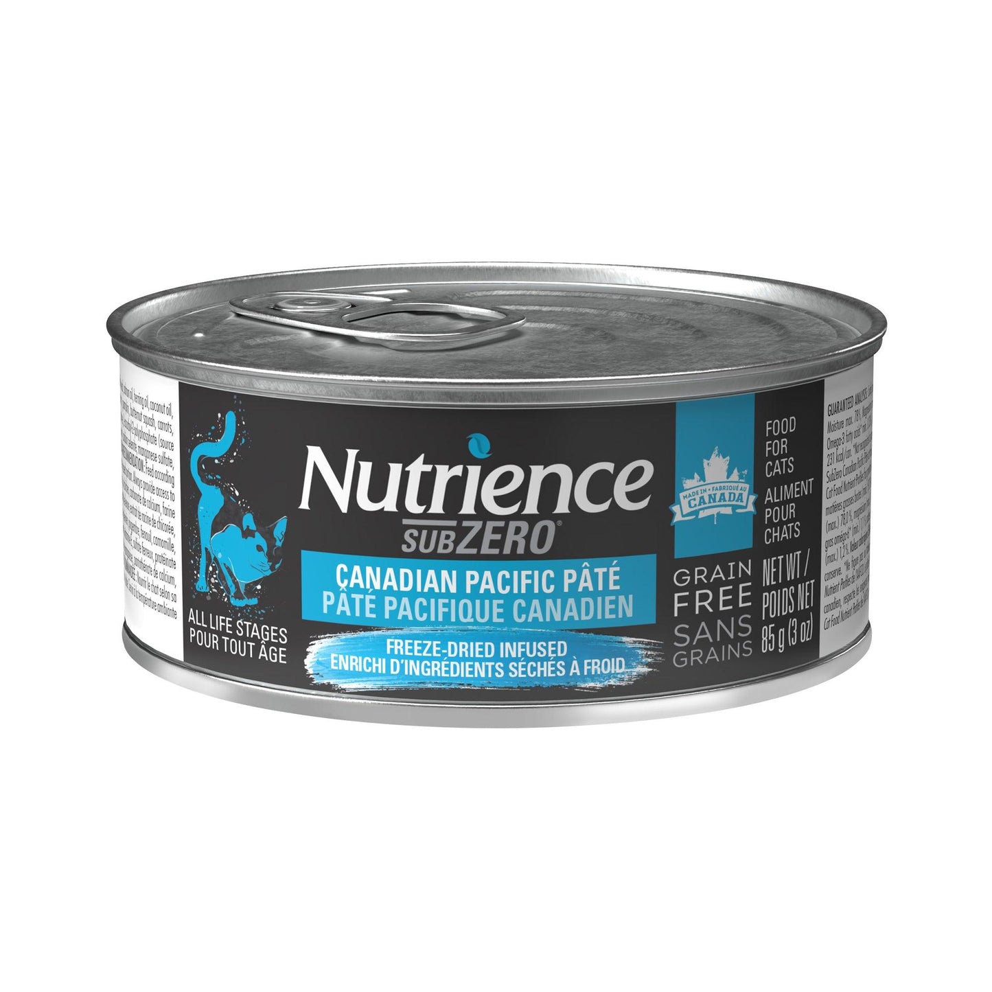 Nutrience Grain Free Canned Cat Food SubZero Canadian Pacific - 85g - Canned Cat Food - Nutrience Pet Food - PetMax Canada