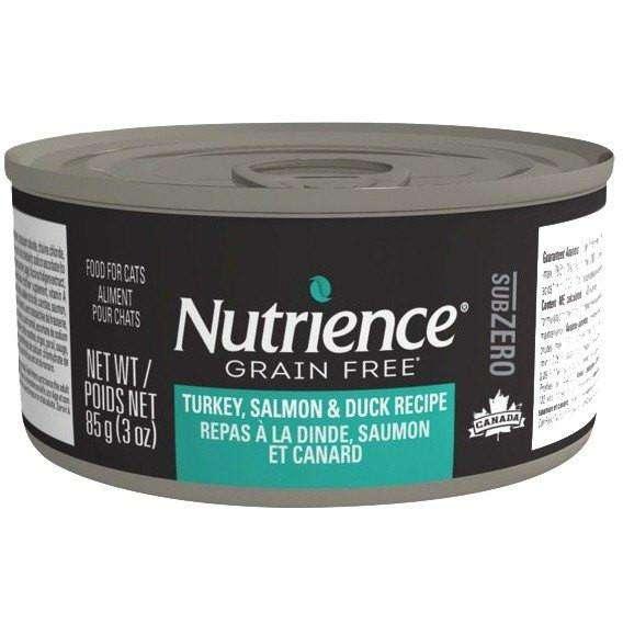 Nutrience Grain Free Canned Cat Food SubZero Turkey, Salmon & Duck - 85g - Canned Cat Food - Nutrience Pet Food - PetMax Canada