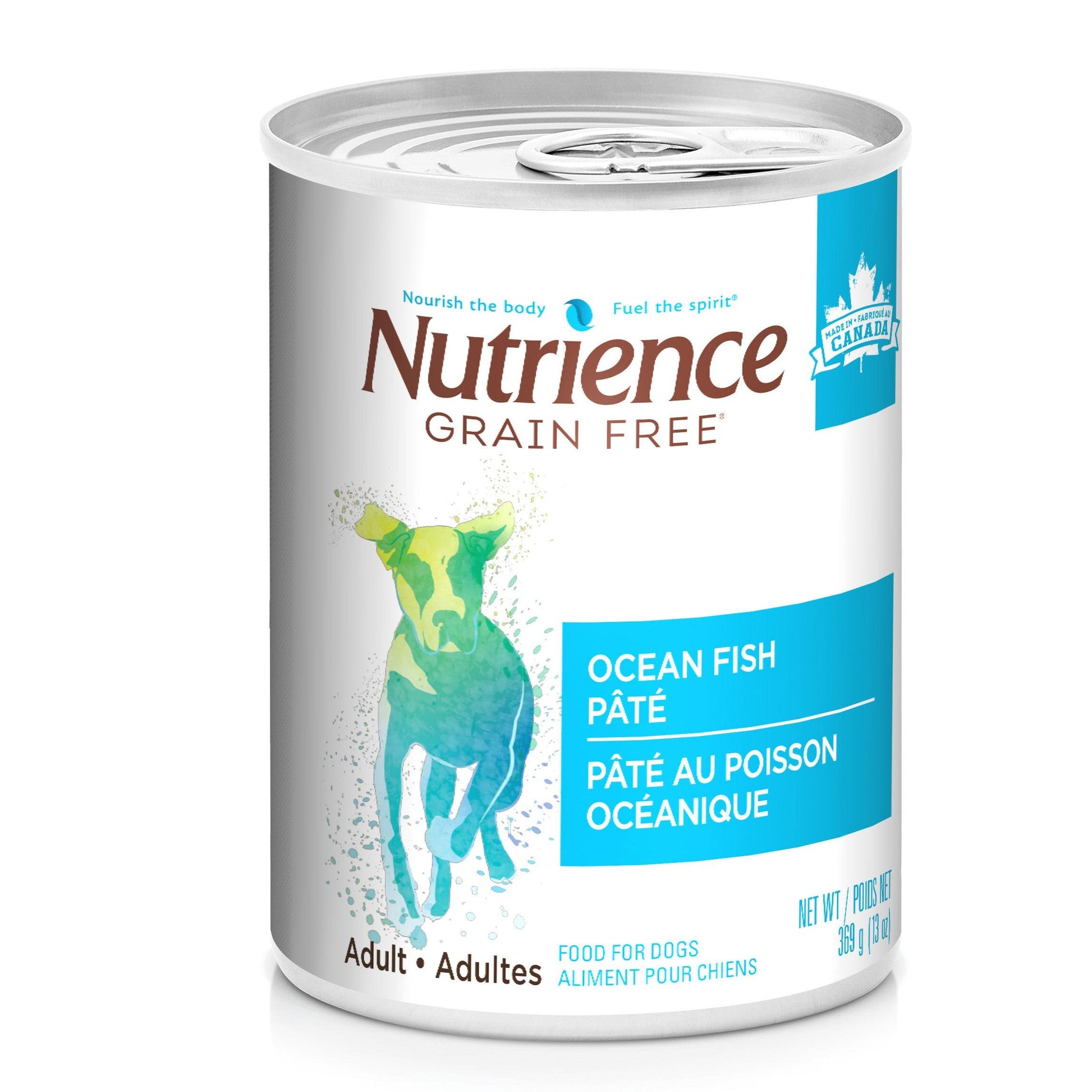 Nutrience Grain Free Canned Dog Food Oceanfish Pate - 369g - Canned Dog Food - Nutrience Pet Food - PetMax Canada