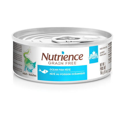 Nutrience Grain Free Canned Wet Cat Food Ocean Fish Pâté - 156g - Canned Cat Food - Nutrience Pet Food - PetMax Canada