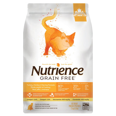 Nutrience Grain Free Cat Food Turkey, Chicken & Herring - 2.5 Kg - Cat Food - Nutrience Pet Food - PetMax Canada