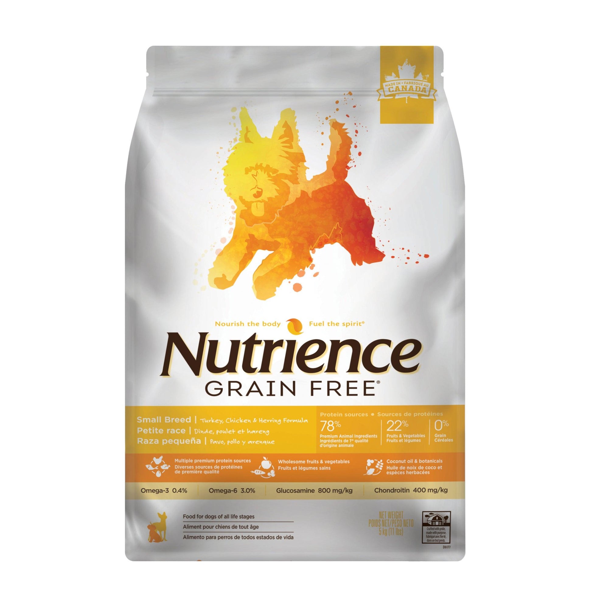 Nutrience Grain Free Small Breed Dog Food Turkey, Chicken & Herring - 2.5 Kg - Dog Food - Nutrience Pet Food - PetMax Canada