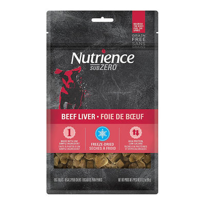 Nutrience Grain Free Subzero Freeze Dried Beef Liver - 90g - Dog Treats - Nutrience Treats - PetMax Canada