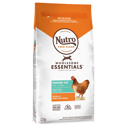 Nutro Cat Food Indoor Adult Chicken & Whole Brown Rice - 2.27 Kg - Cat Food - Nutro - PetMax Canada