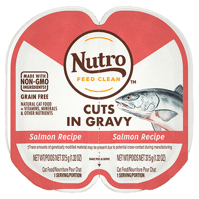 Nutro Cat Perfect Portions Cuts In Gravy Salmon - 75g - Canned Cat Food - Nutro - PetMax Canada