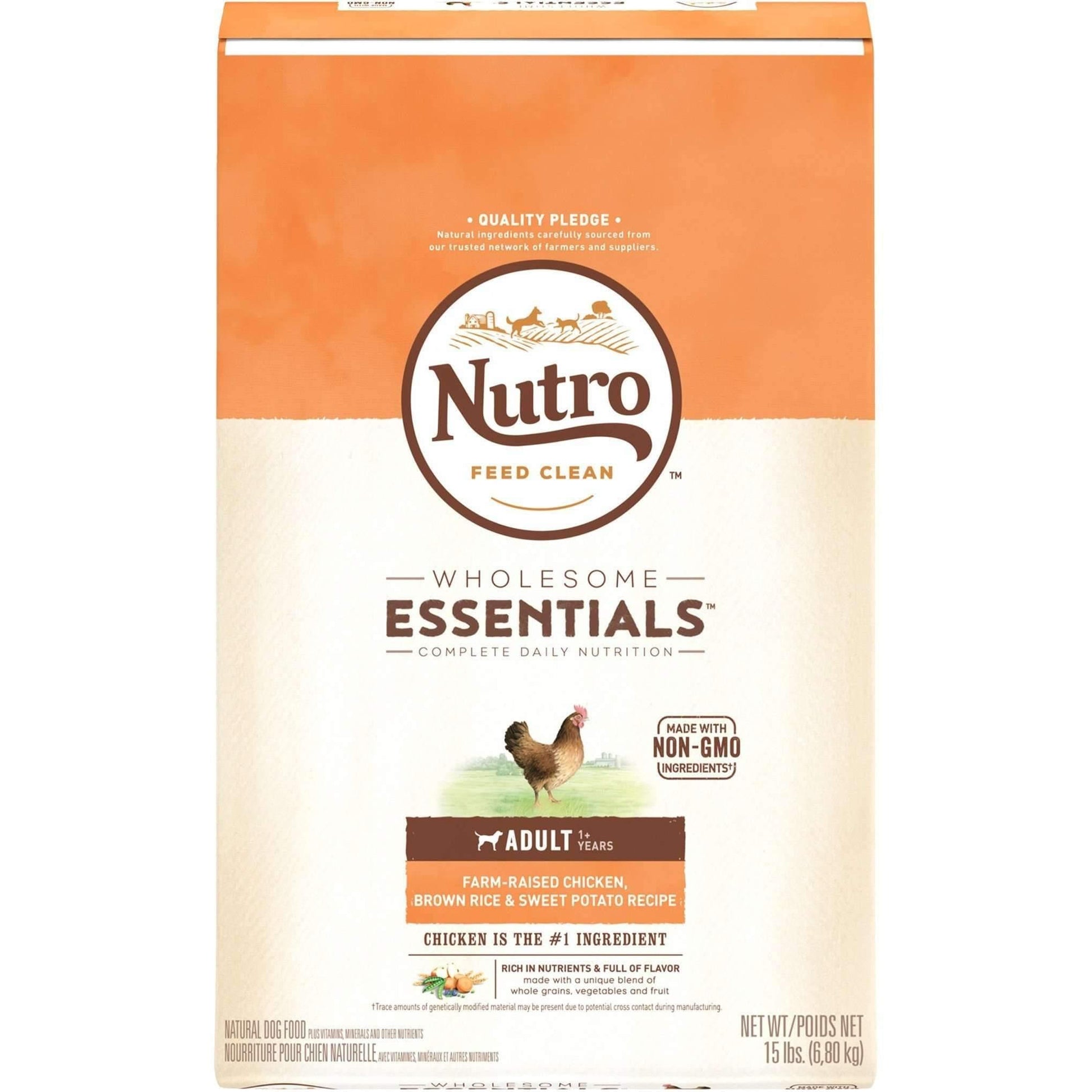 Nutro Wholesome Essentials Dog Food Adult Chicken Rice PetMax