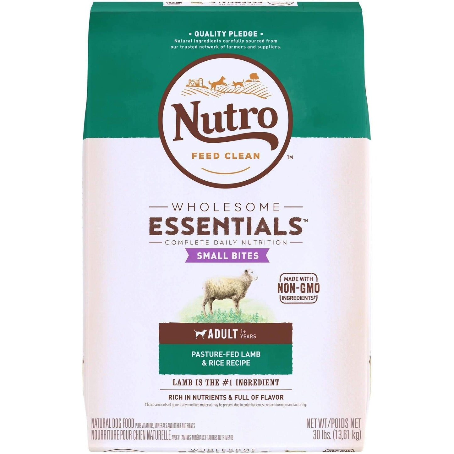 Nutro Wholesome Essentials Dog Food Adult Lamb Small Bite - 2.27 Kg - Dog Food - Nutro - PetMax Canada