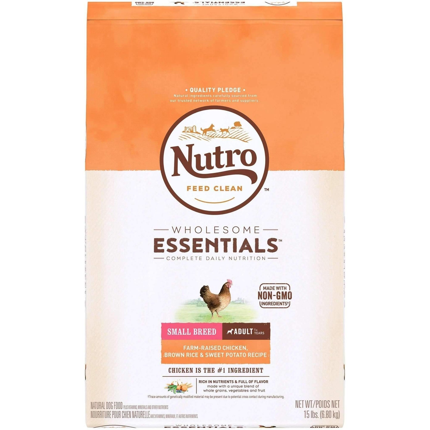 Nutro Wholesome Essentials Dog Food Adult Small Breed Chicken - 2.27 Kg - Dog Food - Nutro - PetMax Canada