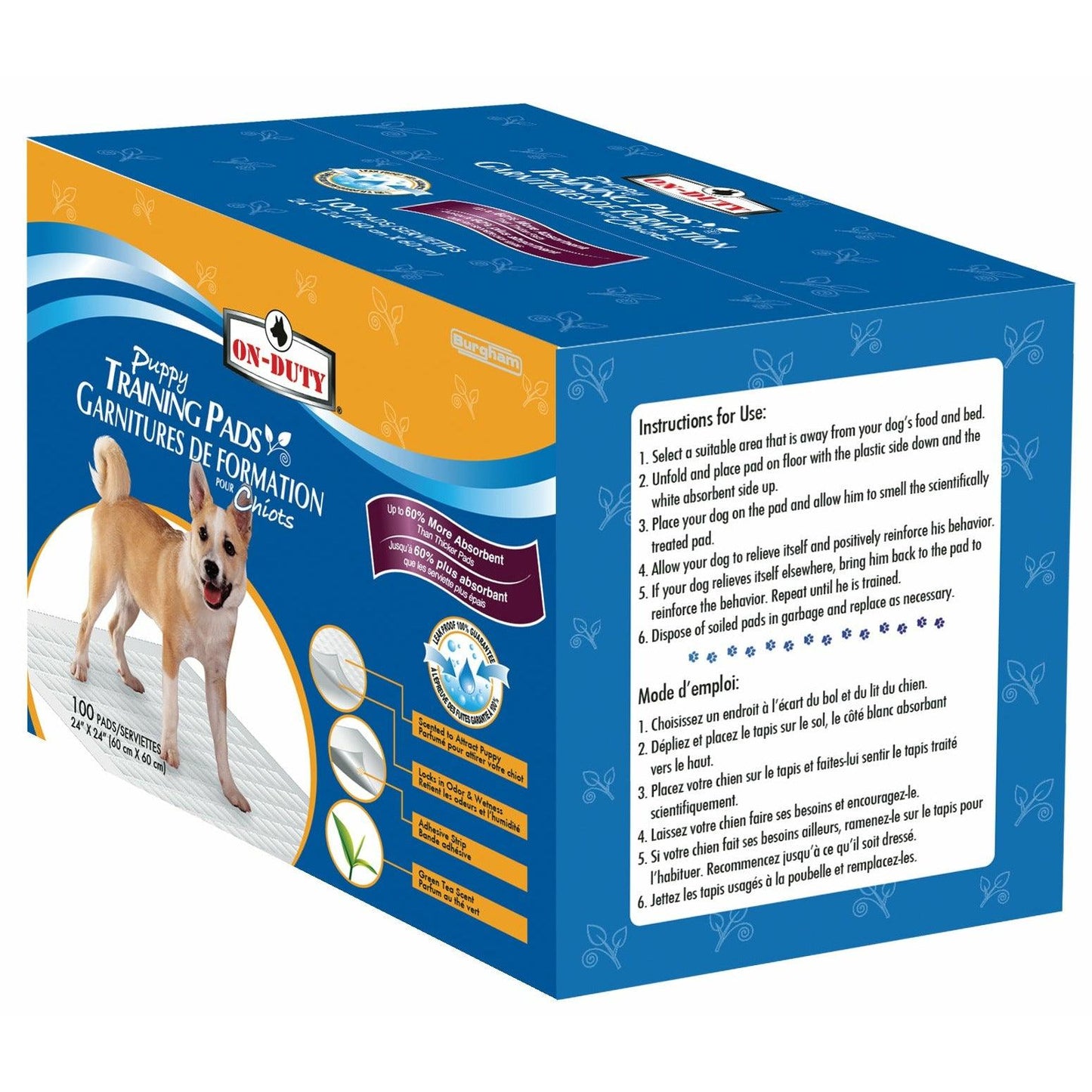 On Duty Puppy Training Pads - 100 Pack - Training Products - On Duty - PetMax Canada