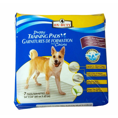 On Duty Puppy Training Pads - 7 Pack - Training Products - On Duty - PetMax Canada