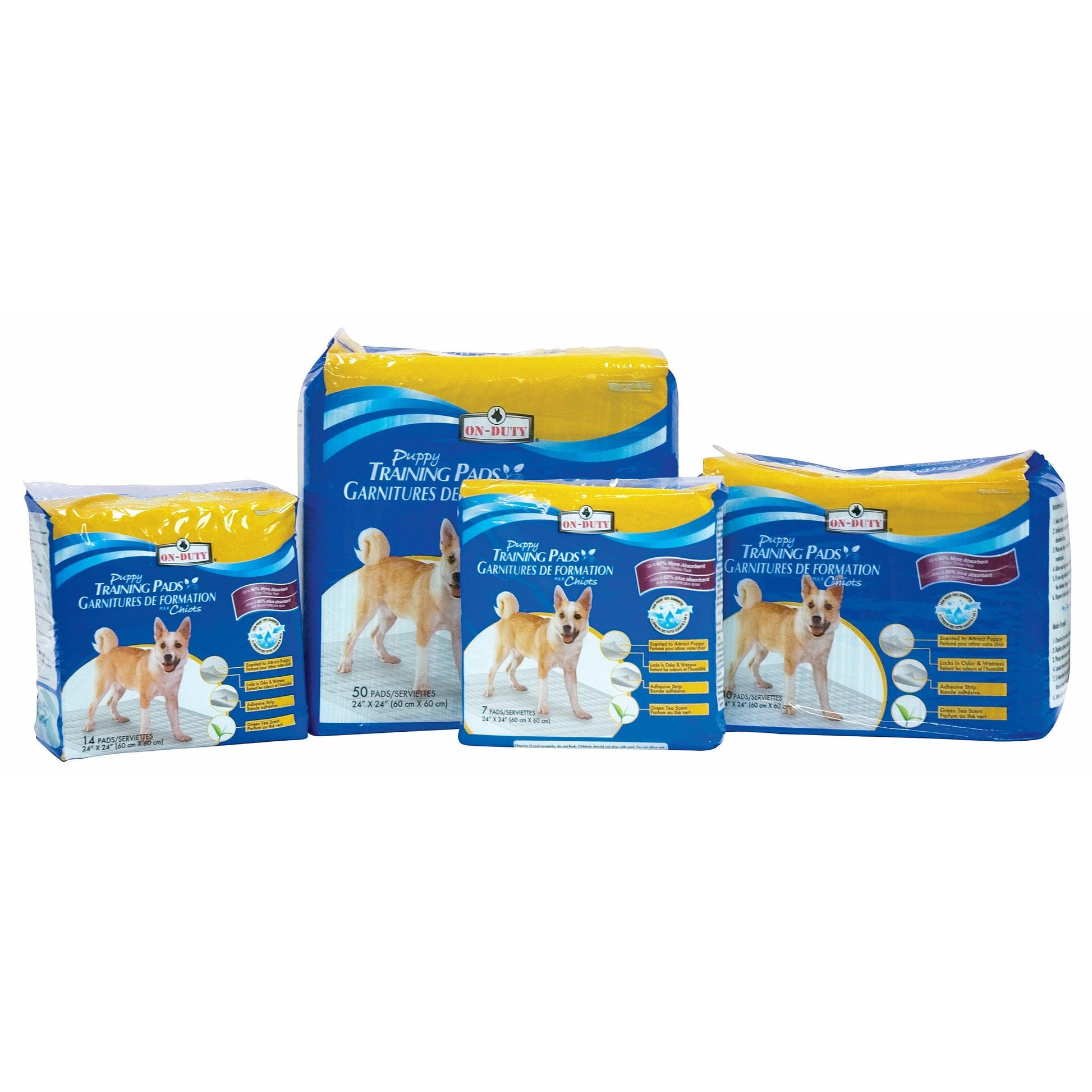 On Duty Puppy Training Pads - 7 Pack - Training Products - On Duty - PetMax Canada