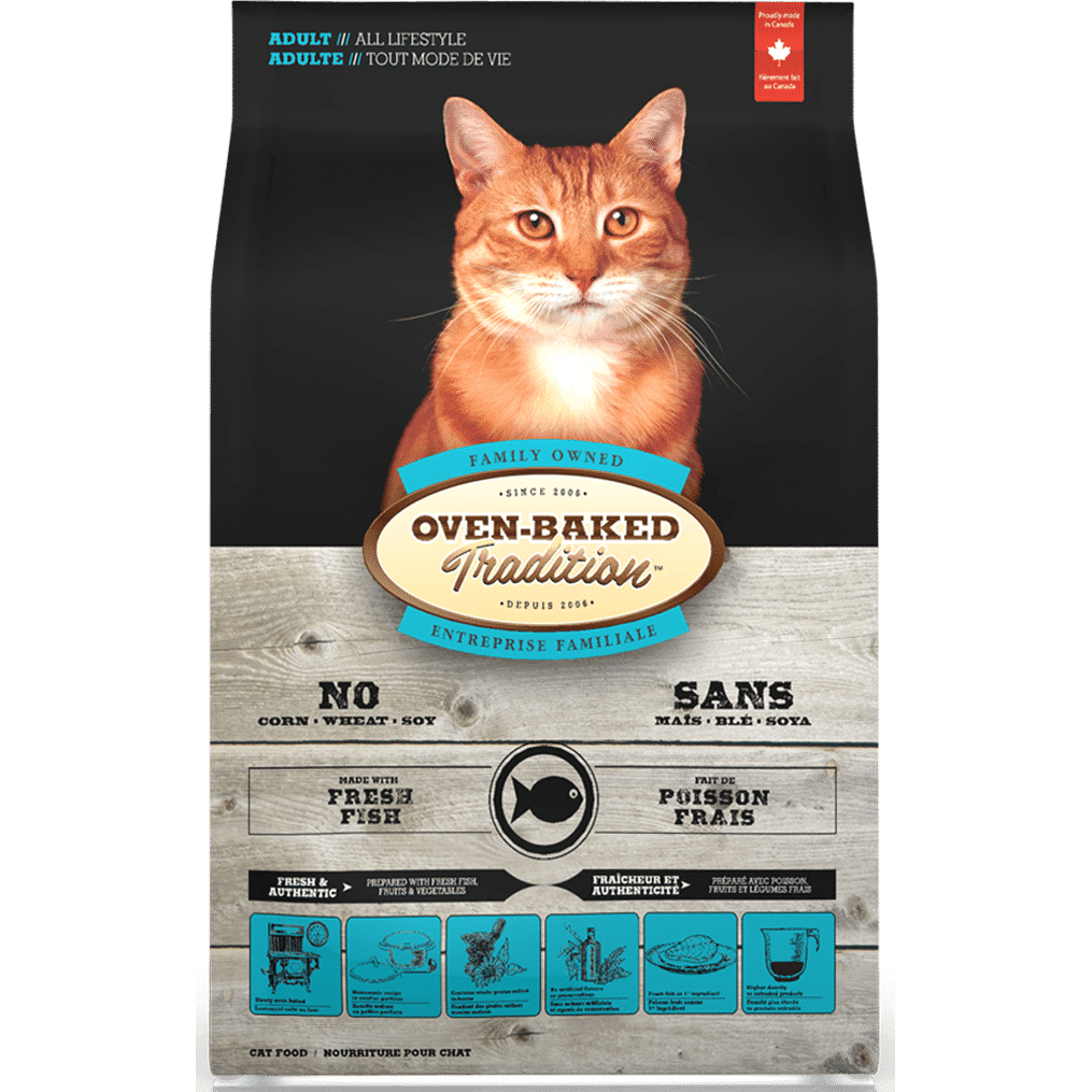 Oven-Baked Tradition Adult Fish Cat Food - 4.54 Kg - Cat Food - Oven-Baked Tradition - PetMax Canada