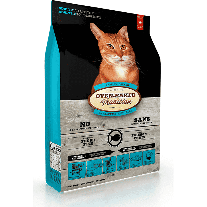 Oven-Baked Tradition Adult Fish Cat Food - 4.54 Kg - Cat Food - Oven-Baked Tradition - PetMax Canada