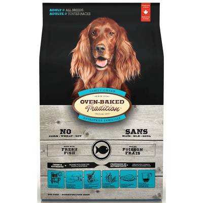 Oven-Baked Tradition Dog Adult Fish Dog Food - 5.6 Kg - Dog Food - Oven-Baked Tradition - PetMax Canada