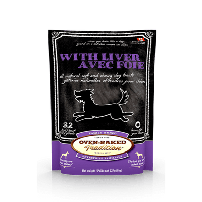 Oven-Baked Tradition Dog Biscuits Soft & Chewy Liver - 227g - Dog Treats - Oven-Baked Tradition - PetMax Canada