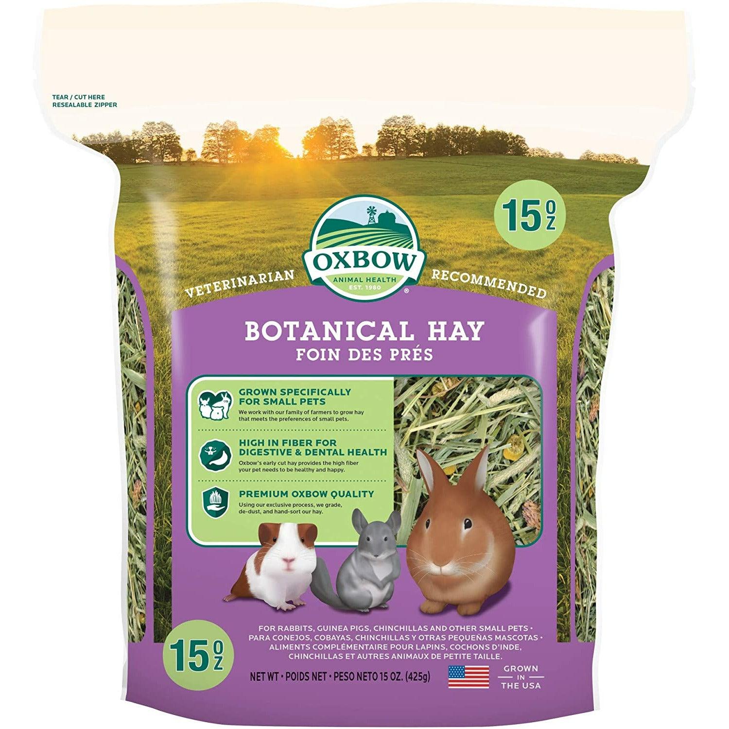 Oxbow Botanical Hay - 425g - Small Animal Food Treats - Oxbow - PetMax Canada