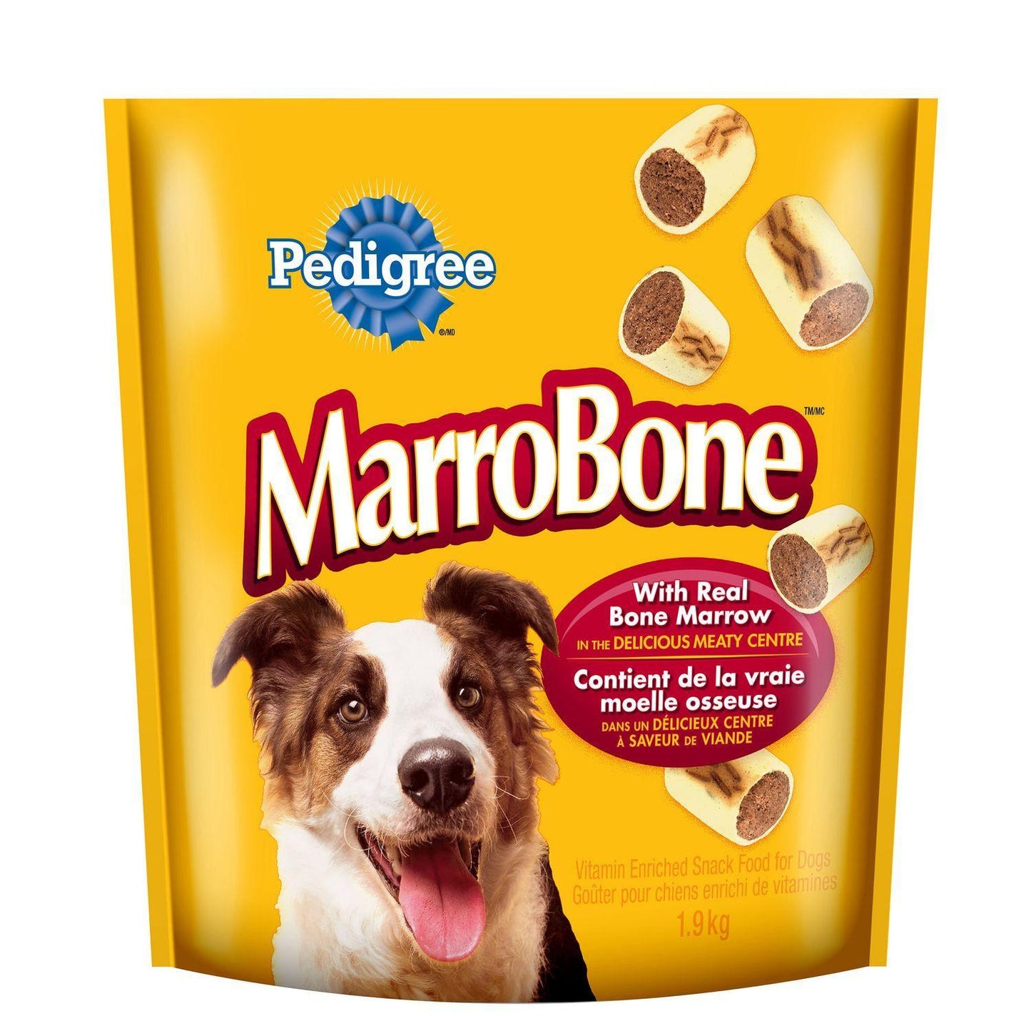 Pedigree Marrobone Vitamin Enriched Snack Food for Dogs - 1.9 Kg - Dog Treats - Pedigree Treats - PetMax Canada