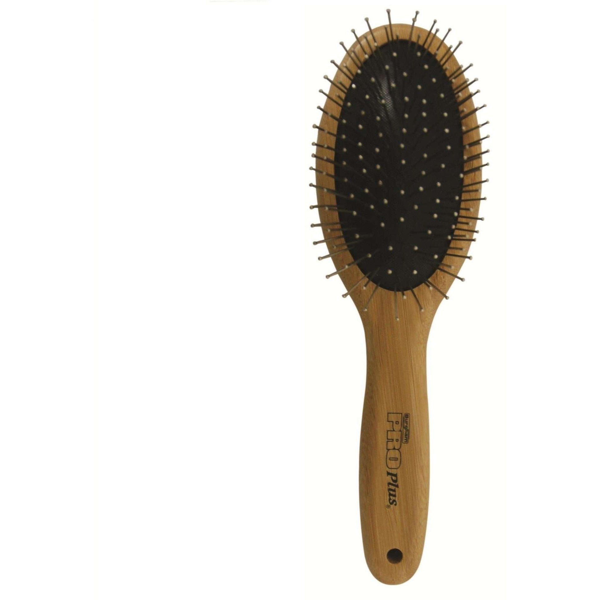 Pro Plus Bamboo Pin Brush - Small - Grooming - Pro Plus - PetMax Canada