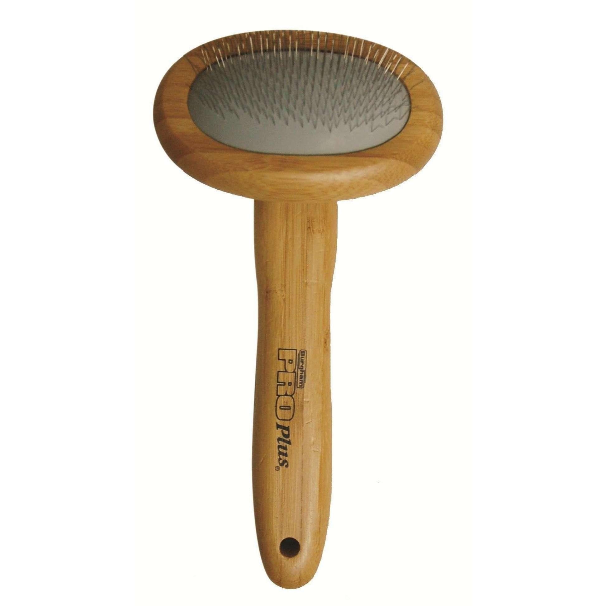 Pro Plus Bamboo Professional Slicker Brush - Small - Grooming - Pro Plus - PetMax Canada