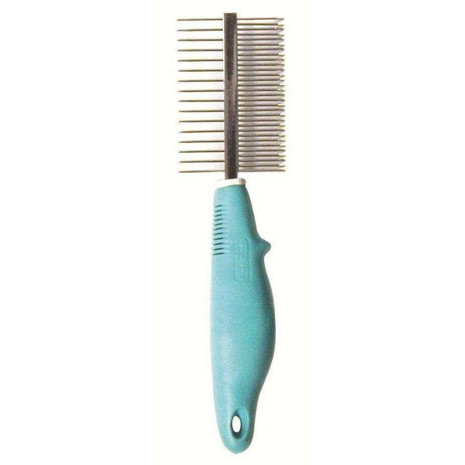 Pro Plus Comb Double Sided With Handle - Default Title - Grooming - Pro Plus - PetMax Canada