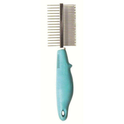 Pro Plus Comb Double Sided With Handle - Default Title - Grooming - Pro Plus - PetMax Canada