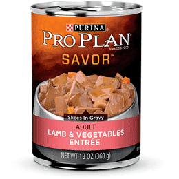 Purina Pro Plan Adult Complete Essentials Lamb & Vegetables Entrée Slices in Gravy Wet Dog Food - 369g - Canned Dog Food - Purina Pro Plan - PetMax Canada