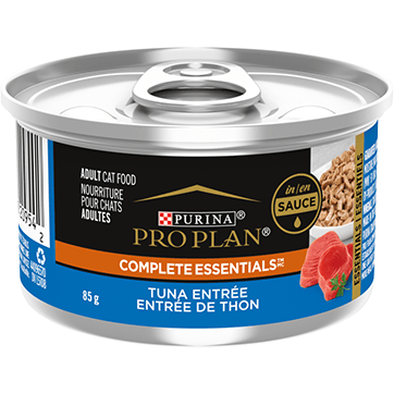 Purina Pro Plan Adult Complete Essentials Tuna Entrée in Sauce Wet Cat Food - 85g - Canned Cat Food - Purina Pro Plan - PetMax Canada